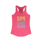 Sun, Salt and Sand Women's Racerback Tank – Summer Beach Tank Top Printify