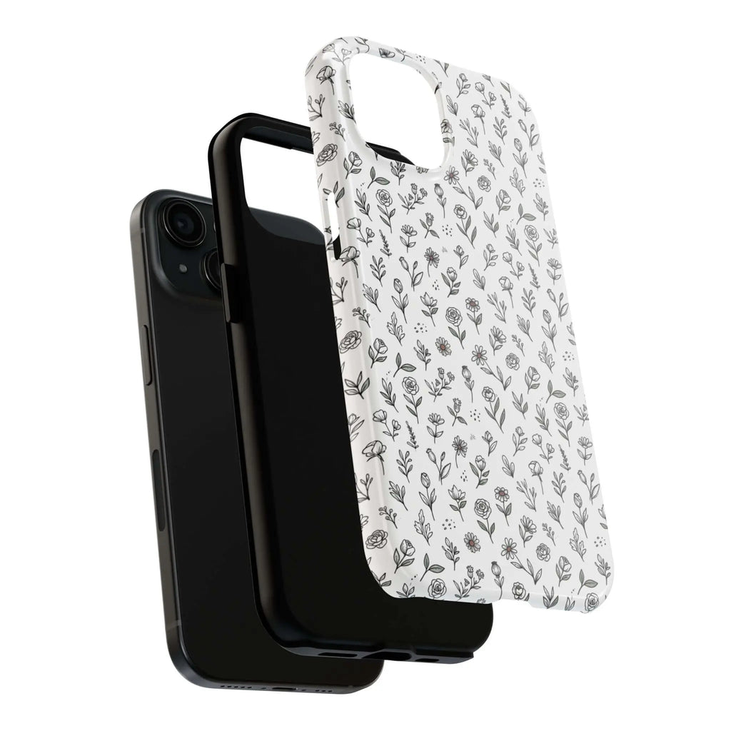 Floral Summer Vibe Phone Case — Tough Protective Floral All-Over Print Printify