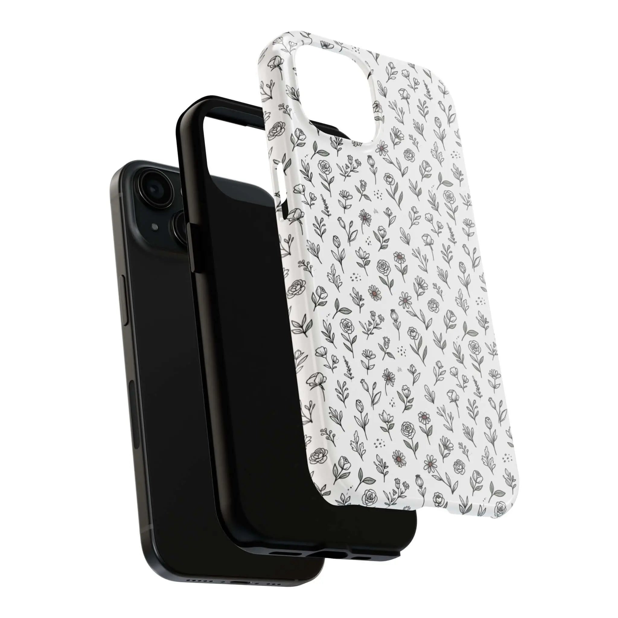 Floral Summer Vibe Phone Case — Tough Protective Floral All-Over Print Printify