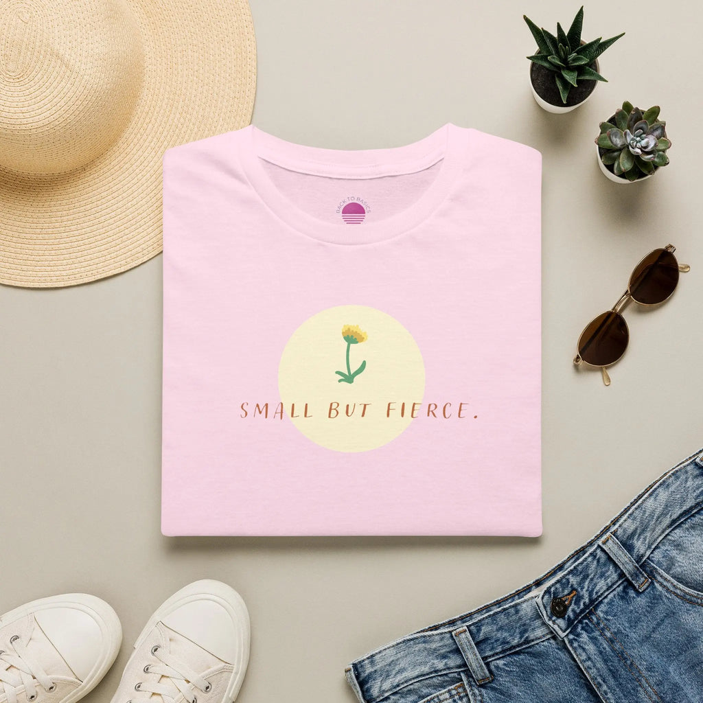 Small But Fierce Women's Minimalist T-Shirt Printify
