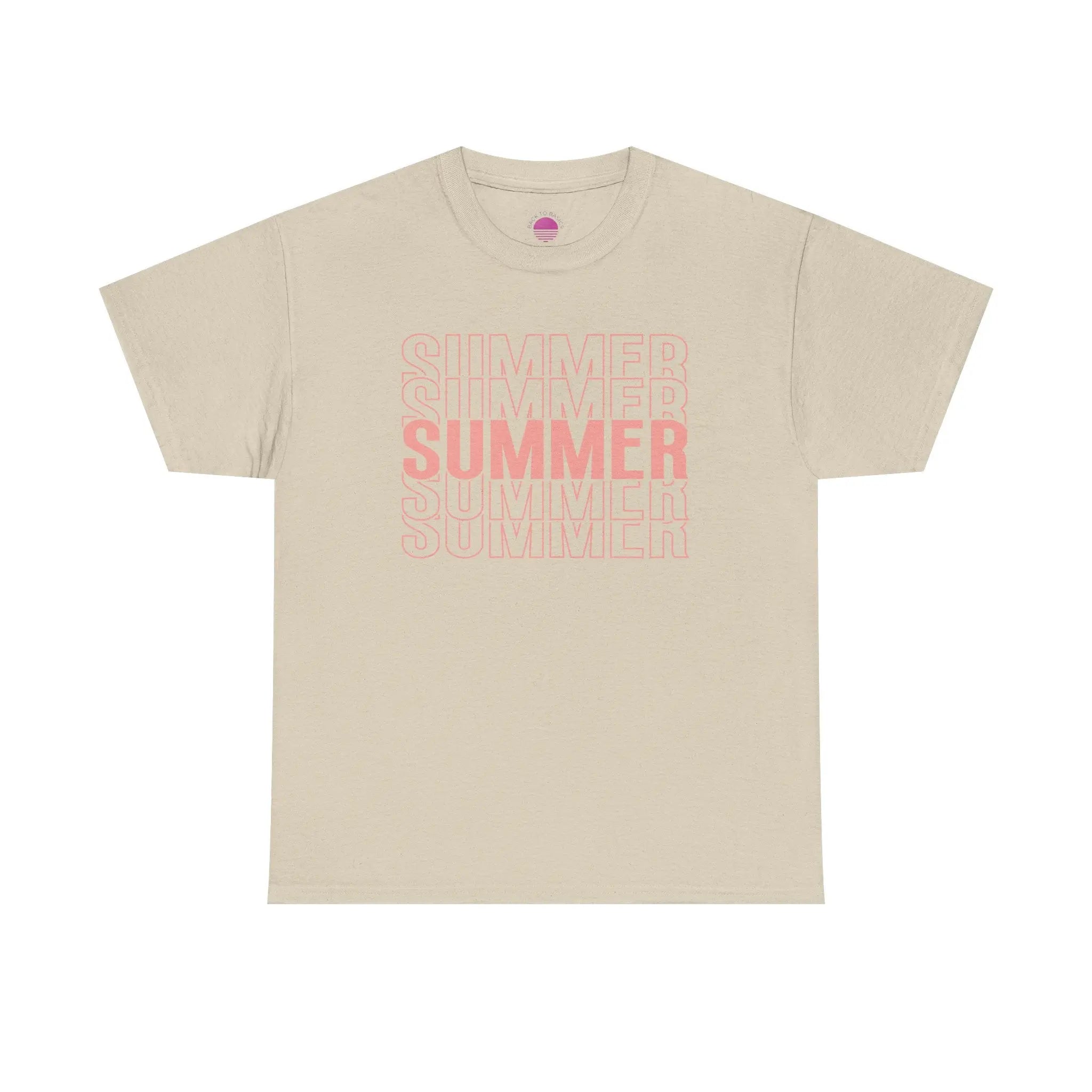 Pink "SUMMER" Graphic Tee — Summer Repeat Printify