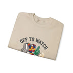 Off to Watch Crewneck Sweatshirt | Soccer Watch Party, Match-Day Outfit Printify