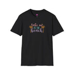 Take Me to the Beach Pastel Palm T-Shirt Printify