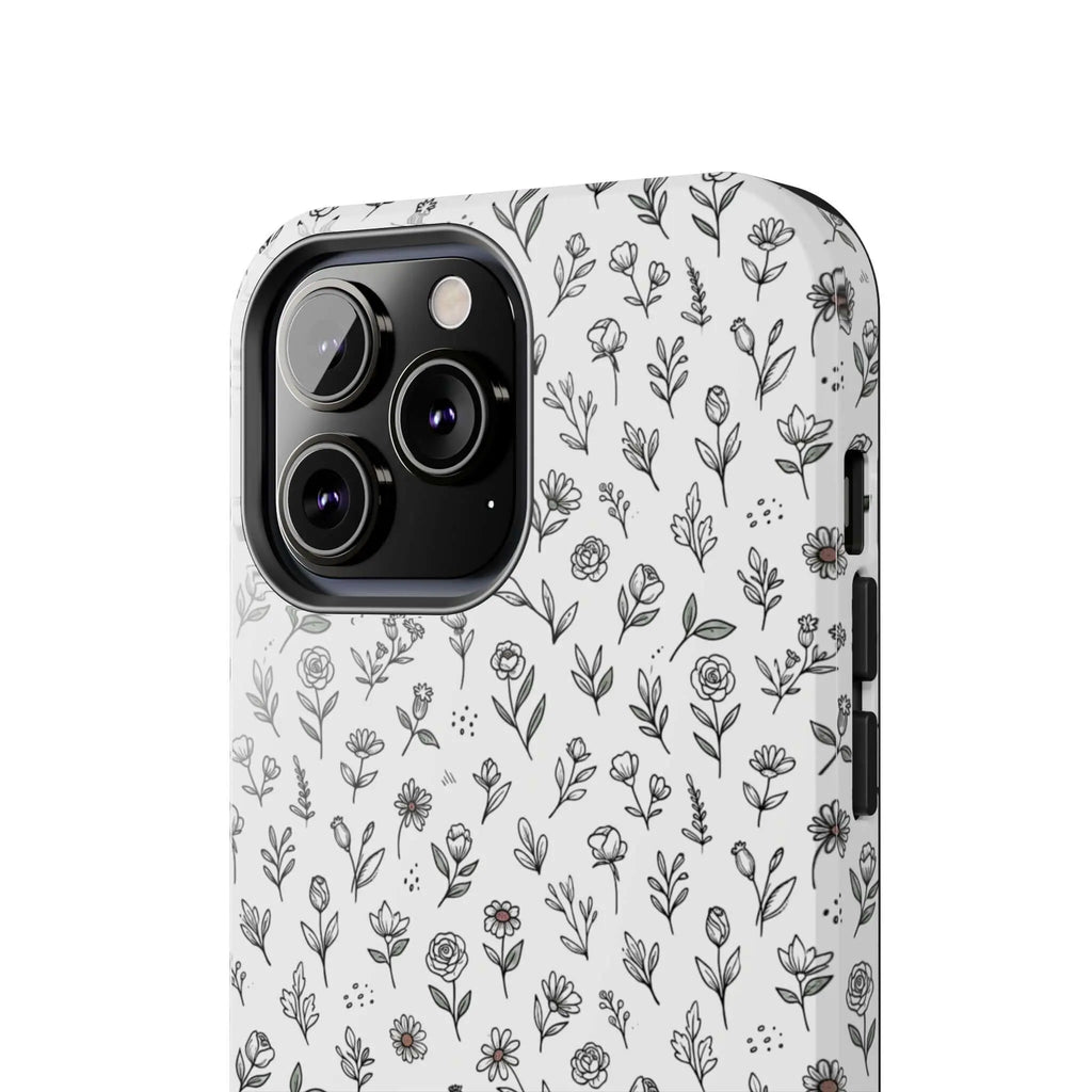 Floral Summer Vibe Phone Case — Tough Protective Floral All-Over Print Printify
