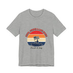 Stars Stripes & Lake Vibes Tee | USA, red white blue Printify