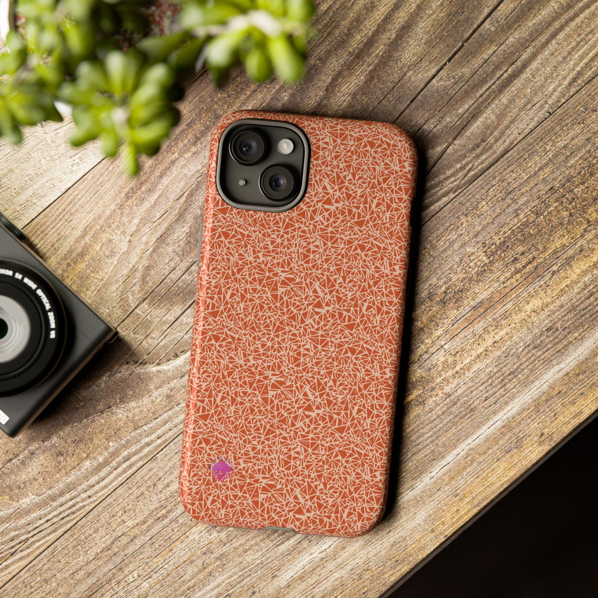 Micro-design phone cases orange