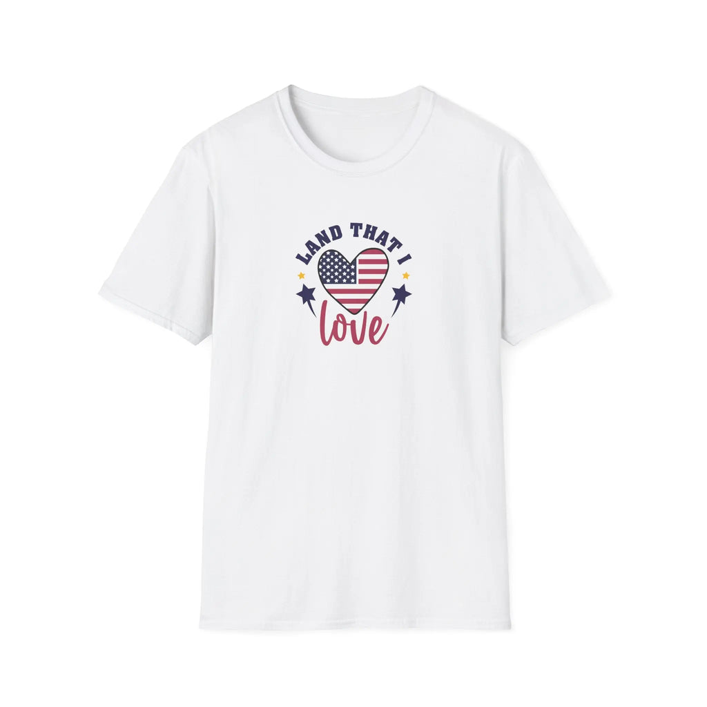 Land That I Love Patriotic T-Shirt — American Flag Tribute Tee Printify