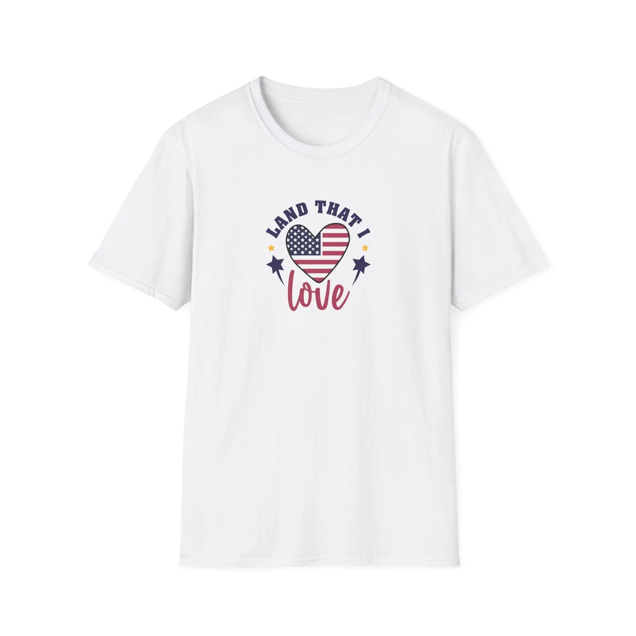 Land That I Love Patriotic T-Shirt — American Flag Tribute Tee Printify