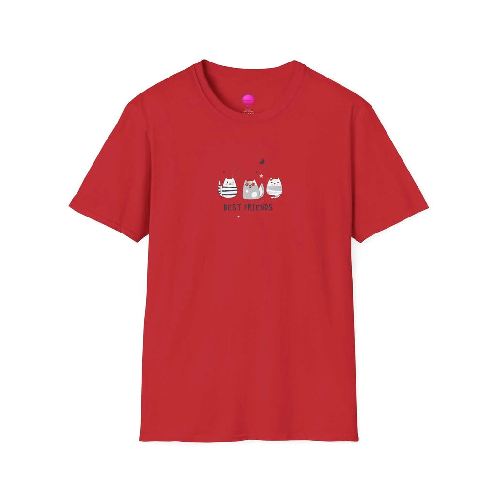 Cat Best Friends T-Shirt — Matching Cat Lover Tee Printify
