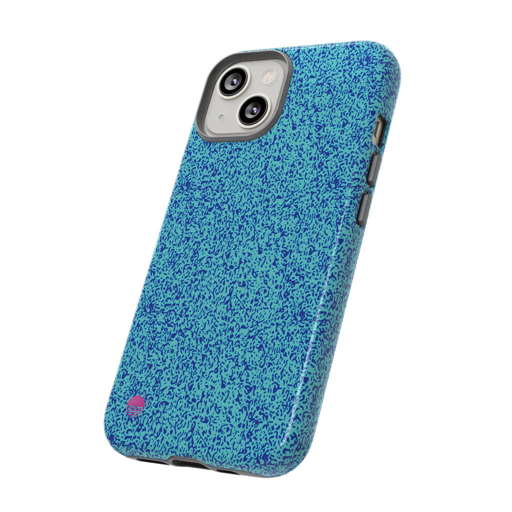 All over print iphone cases aqua blue