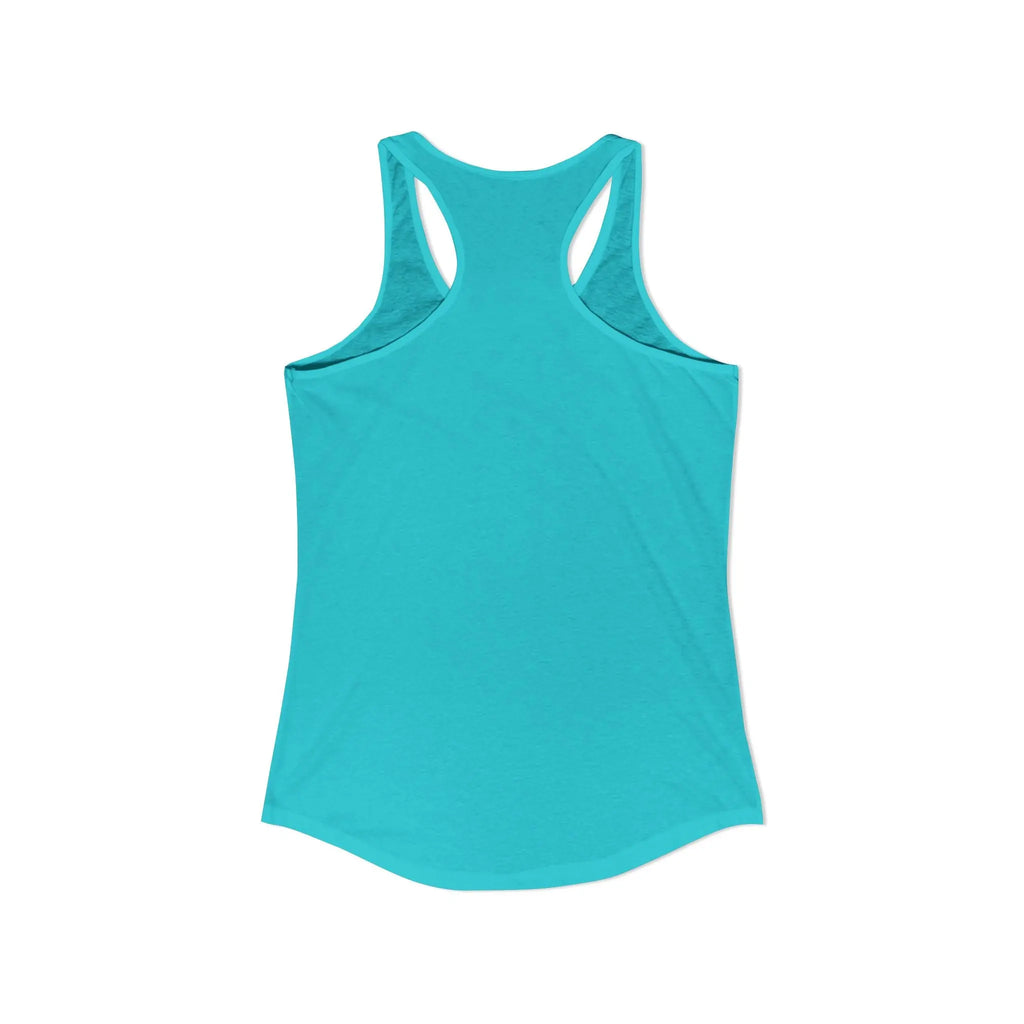 Heart Tic Tac Toe Women’s Racerback Tank — Cute Valentine’s Game Tee Printify