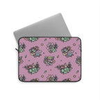 Floral Bouquet Laptop Sleeve — Pink Pastel Flower Pattern Case Printify