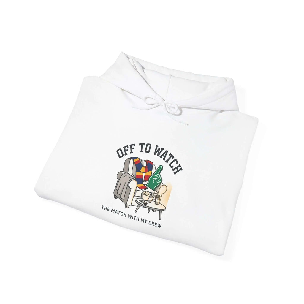 Off to Watch Soccer Hoodie | soccer watch party, cozy hoodie Printify
