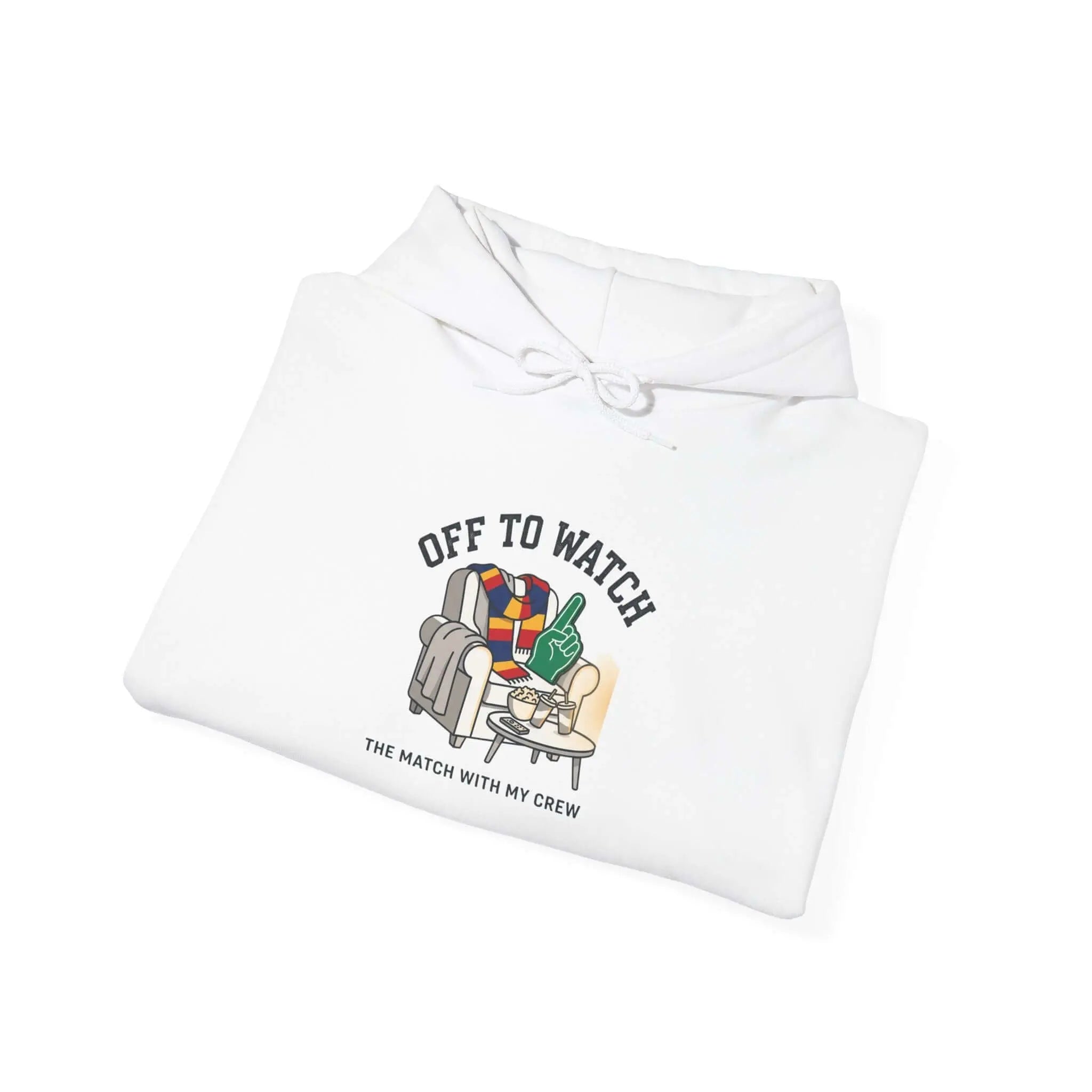 Off to Watch Soccer Hoodie | soccer watch party, cozy hoodie Printify