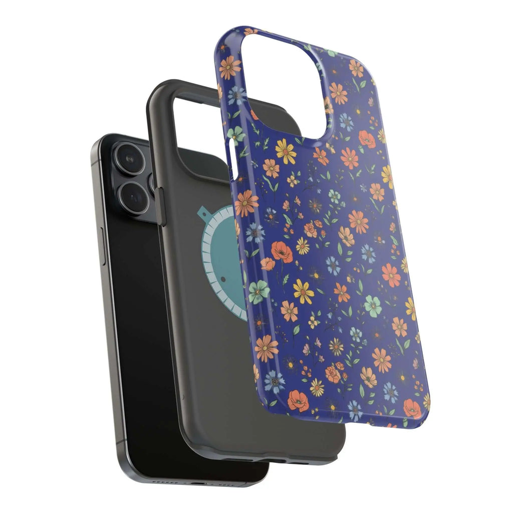 Floral All-Over Seasonal Print Phone Case — Magnetic Impact-Resistant Printify