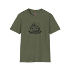 Campervan T-Shirt — "The Mountains Are Calling and I Must Go" Adventure Tee Printify
