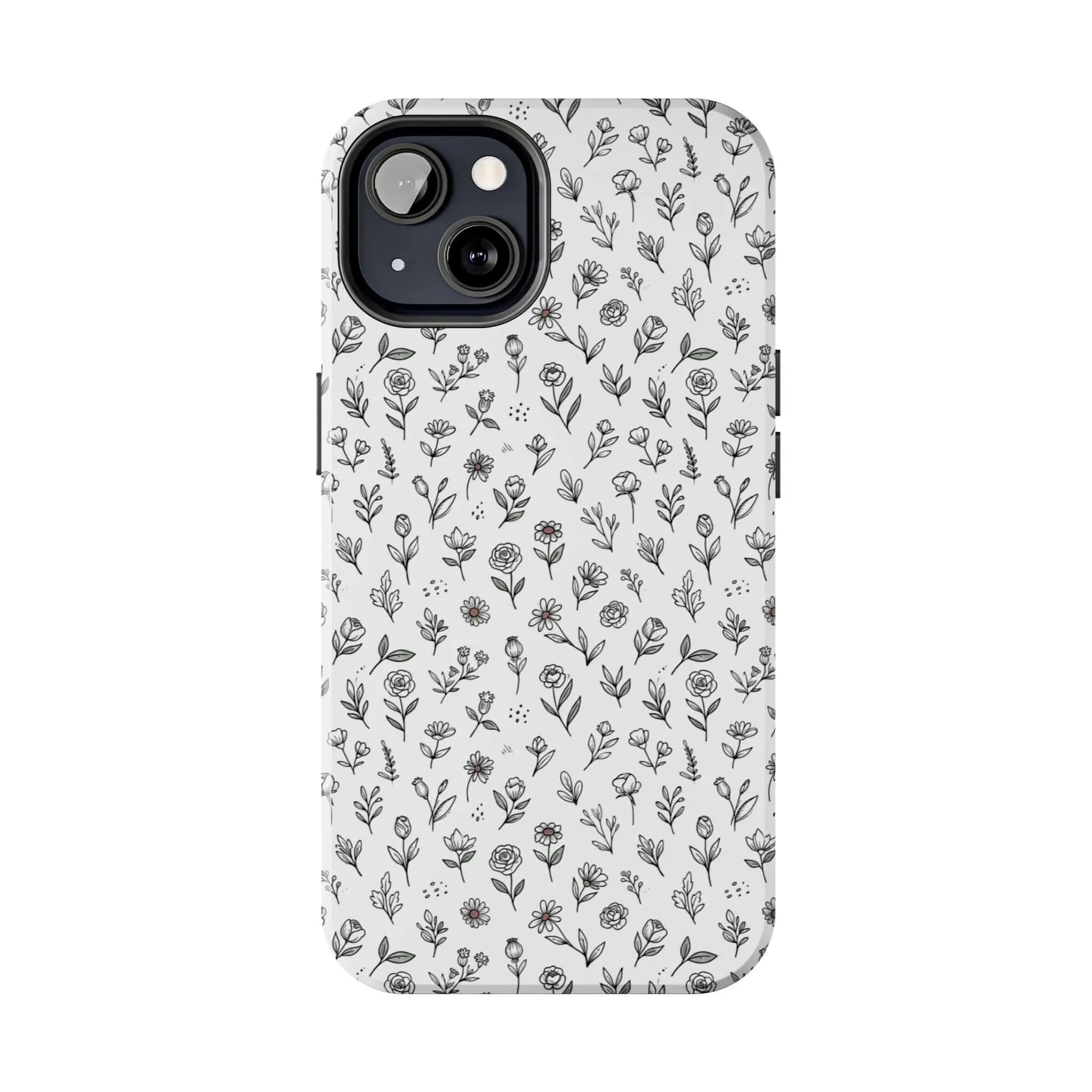 Floral Summer Vibe Phone Case — Tough Protective Floral All-Over Print Printify