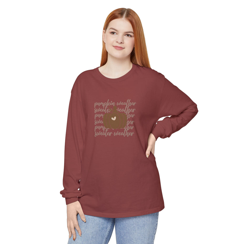 Pumpkin Weather Long Sleeve Tee
