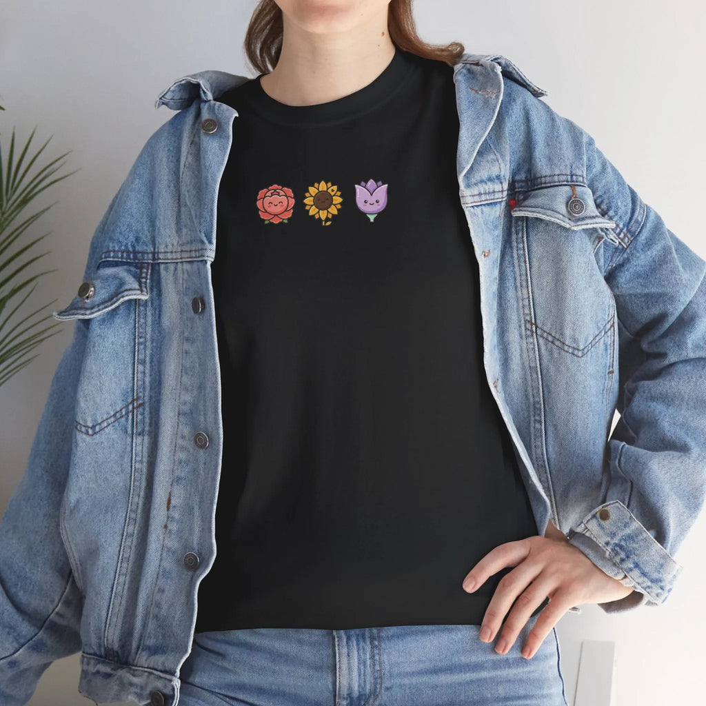 Back to School Flower Tee — Floral Teacher & Student Welcome Shirt Printify