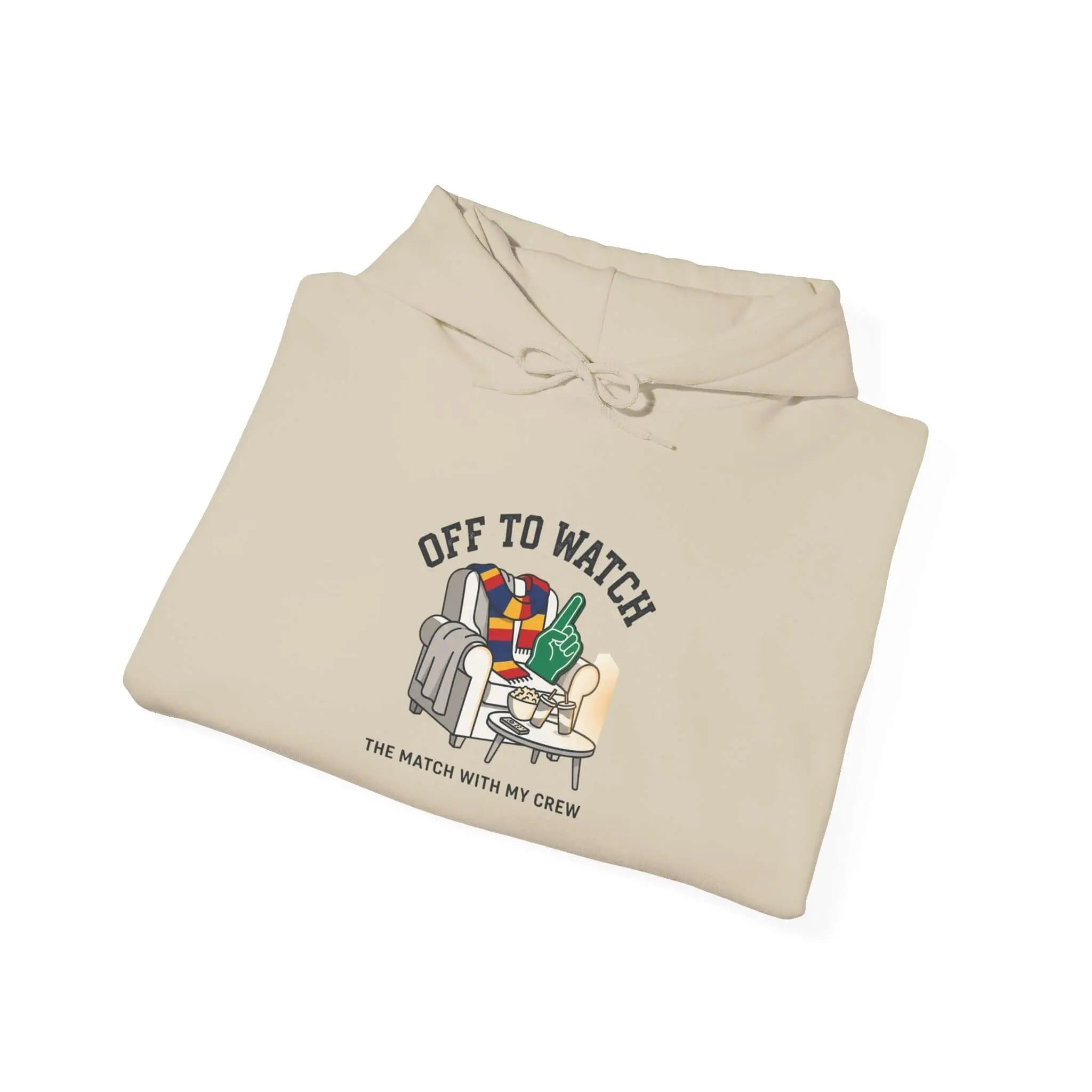 Off to Watch Soccer Hoodie | soccer watch party, cozy hoodie Printify
