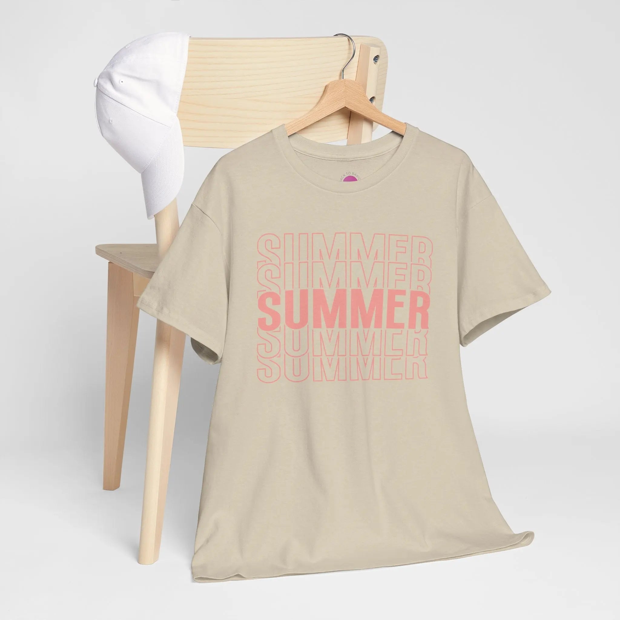 Pink "SUMMER" Graphic Tee — Summer Repeat Printify