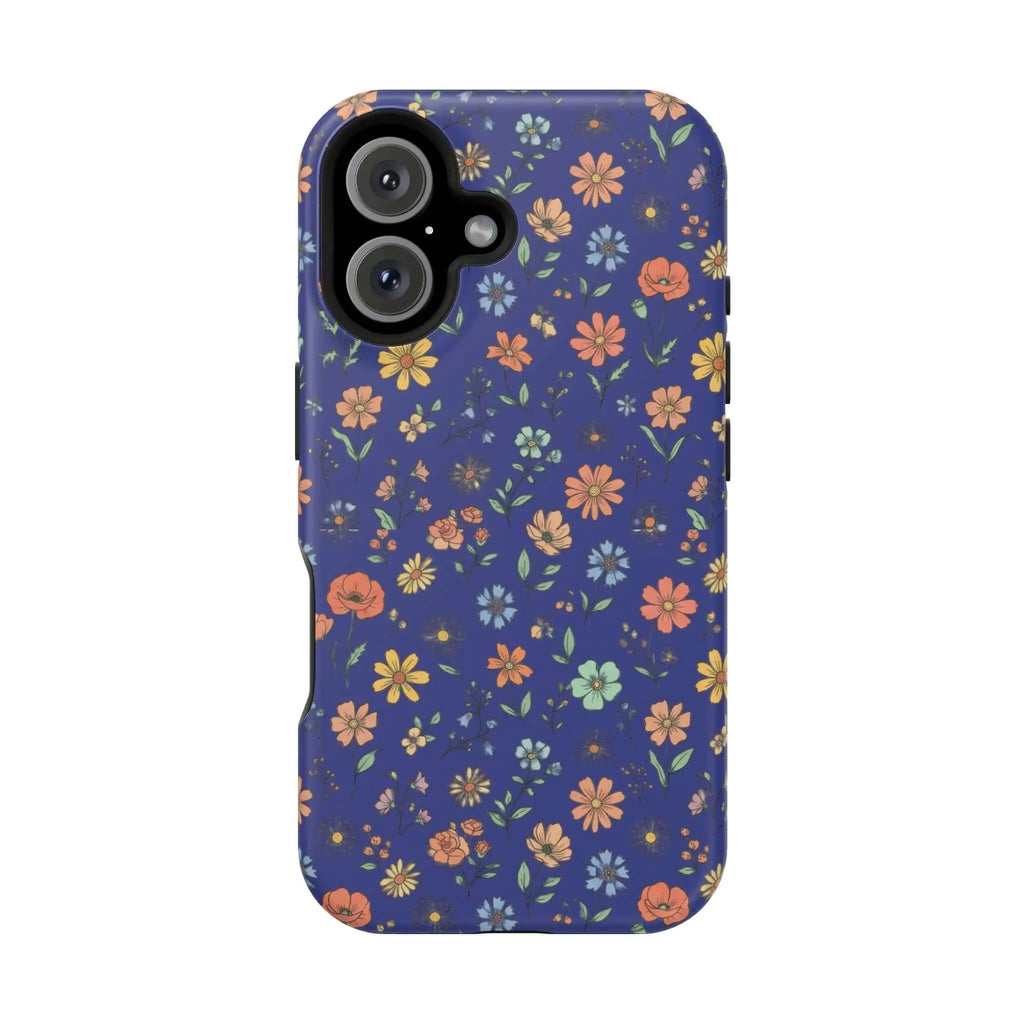 Floral All-Over Seasonal Print Phone Case — Magnetic Impact-Resistant Printify