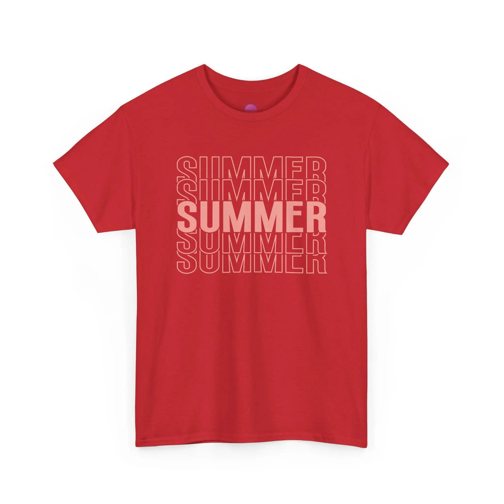 Pink "SUMMER" Graphic Tee — Summer Repeat Printify