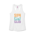 Sun, Salt and Sand Women's Racerback Tank – Summer Beach Tank Top Printify