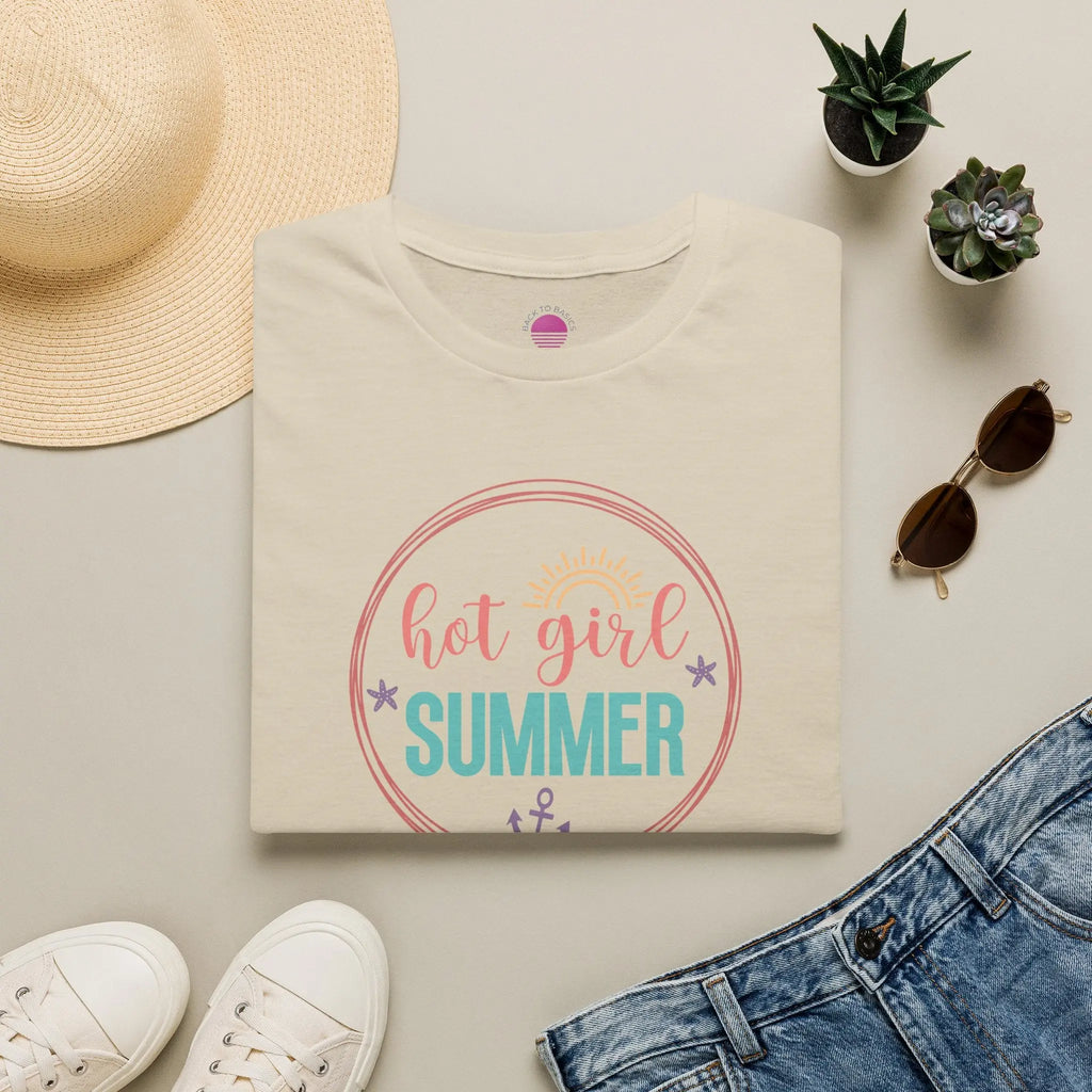 Hot Girl Summer Beachy Sun T-Shirt Printify