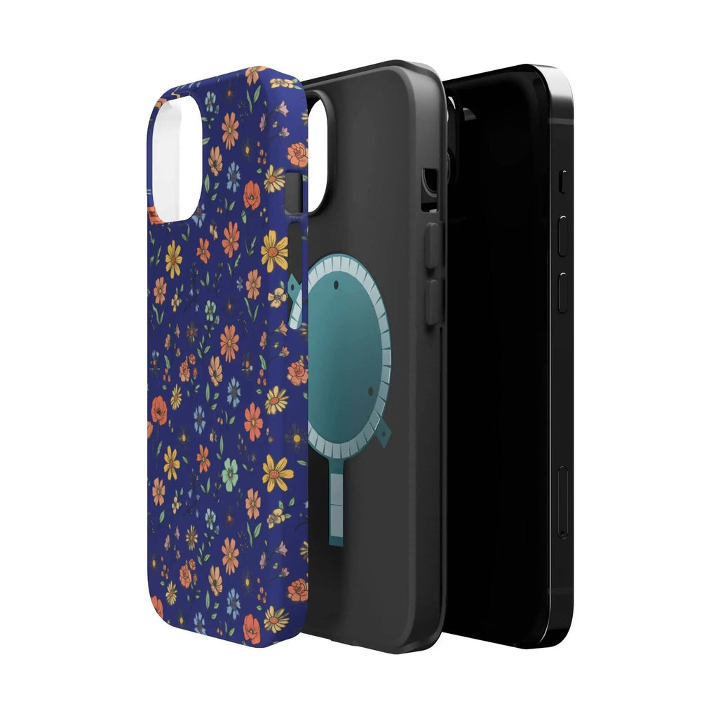 Floral All-Over Seasonal Print Phone Case — Magnetic Impact-Resistant Printify