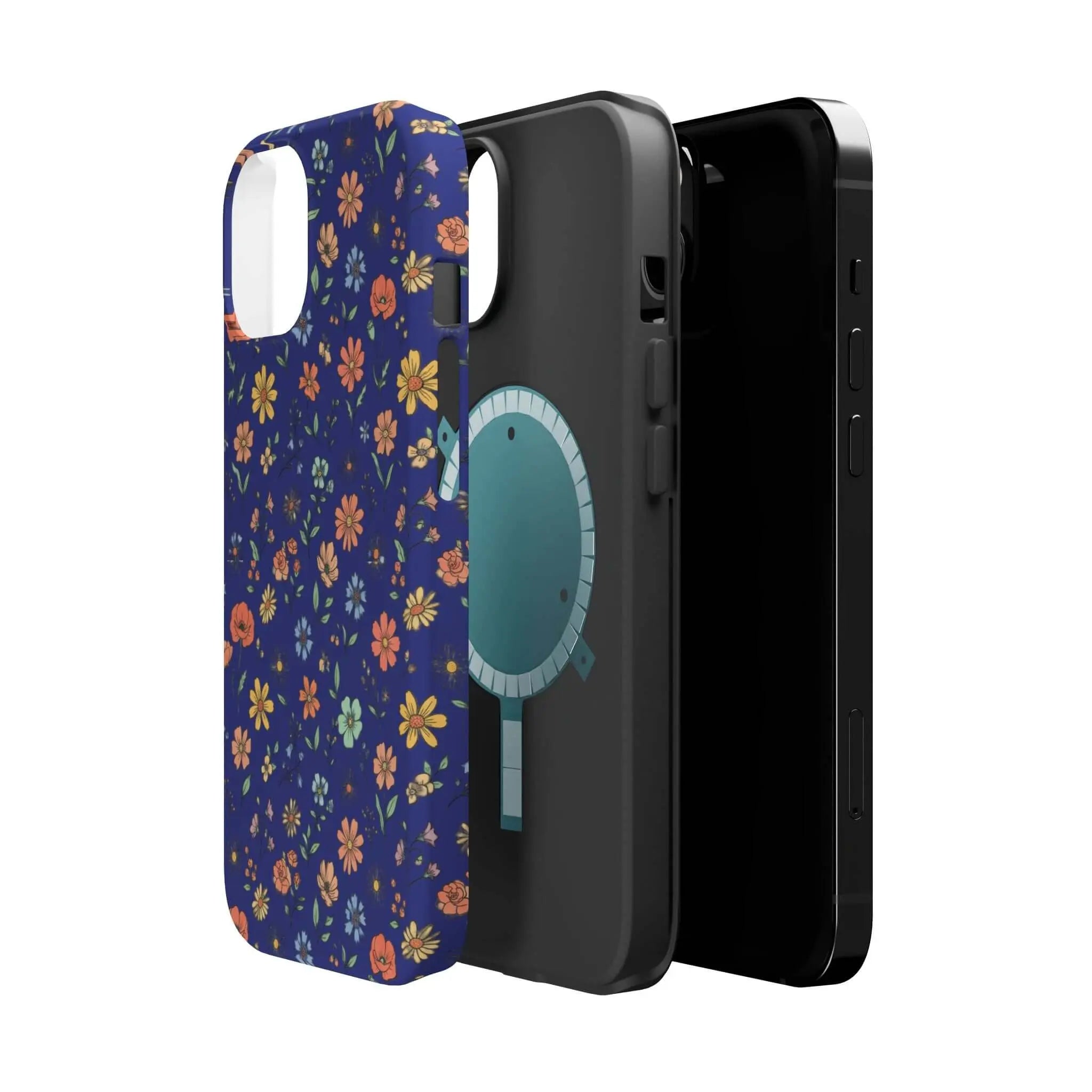 Floral All-Over Seasonal Print Phone Case — Magnetic Impact-Resistant Printify