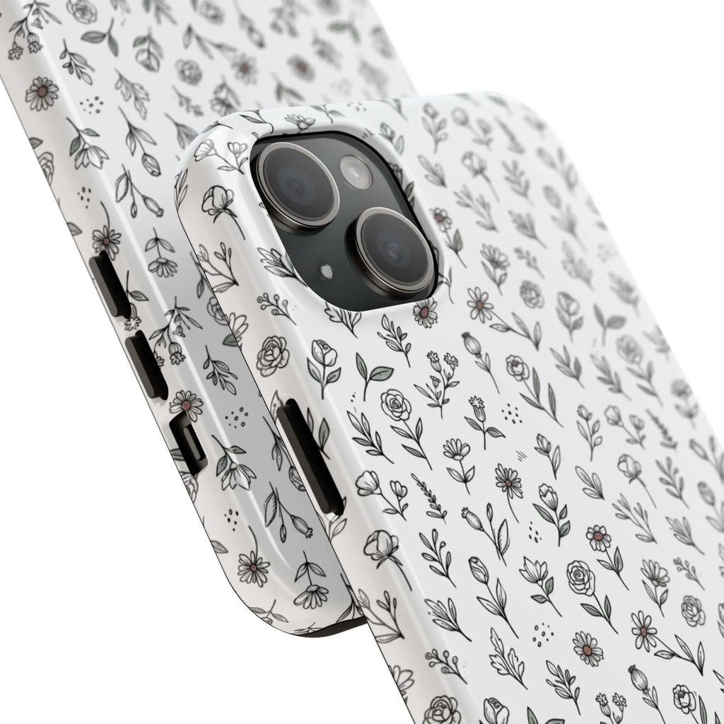 Floral Summer Vibe Phone Case — Tough Protective Floral All-Over Print Printify
