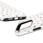 Heart Doodle Shockproof Phone Case — Cute Neutral Tiny Hearts Design Printify