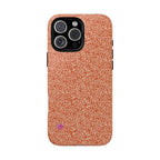 Micro-design phone cases orange