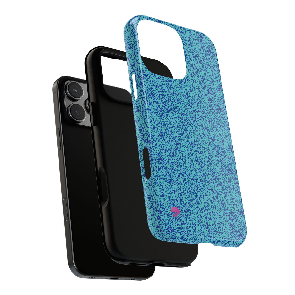 All over print iphone cases aqua blue
