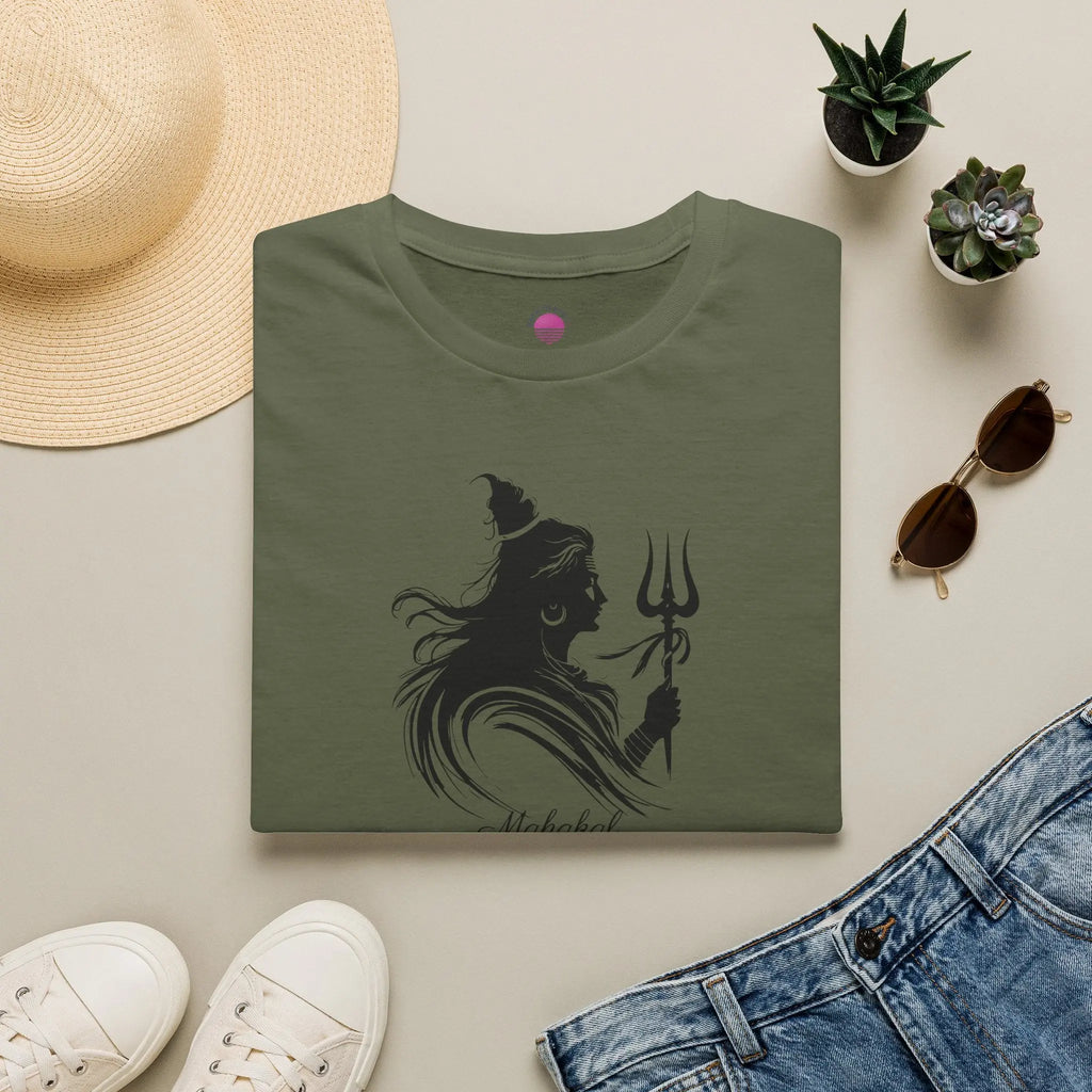 Shiva Trident Tee — Minimal Hindu God Mahadev T-Shirt Printify
