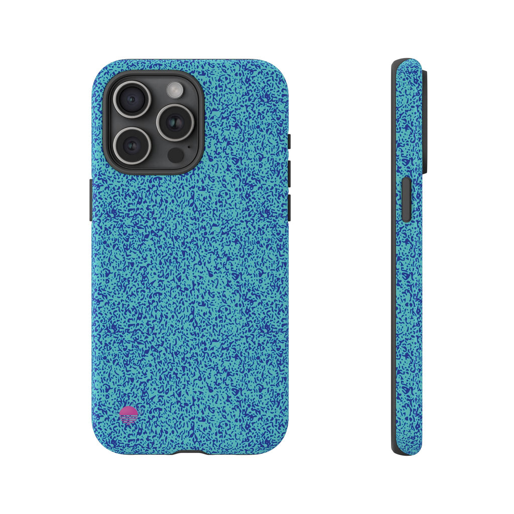 All over print iphone cases aqua blue
