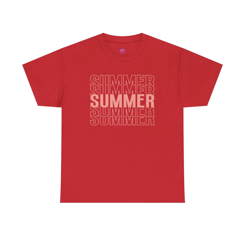 Pink "SUMMER" Graphic Tee — Summer Repeat Printify
