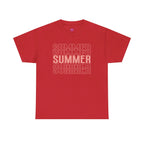 Pink "SUMMER" Graphic Tee — Summer Repeat Printify