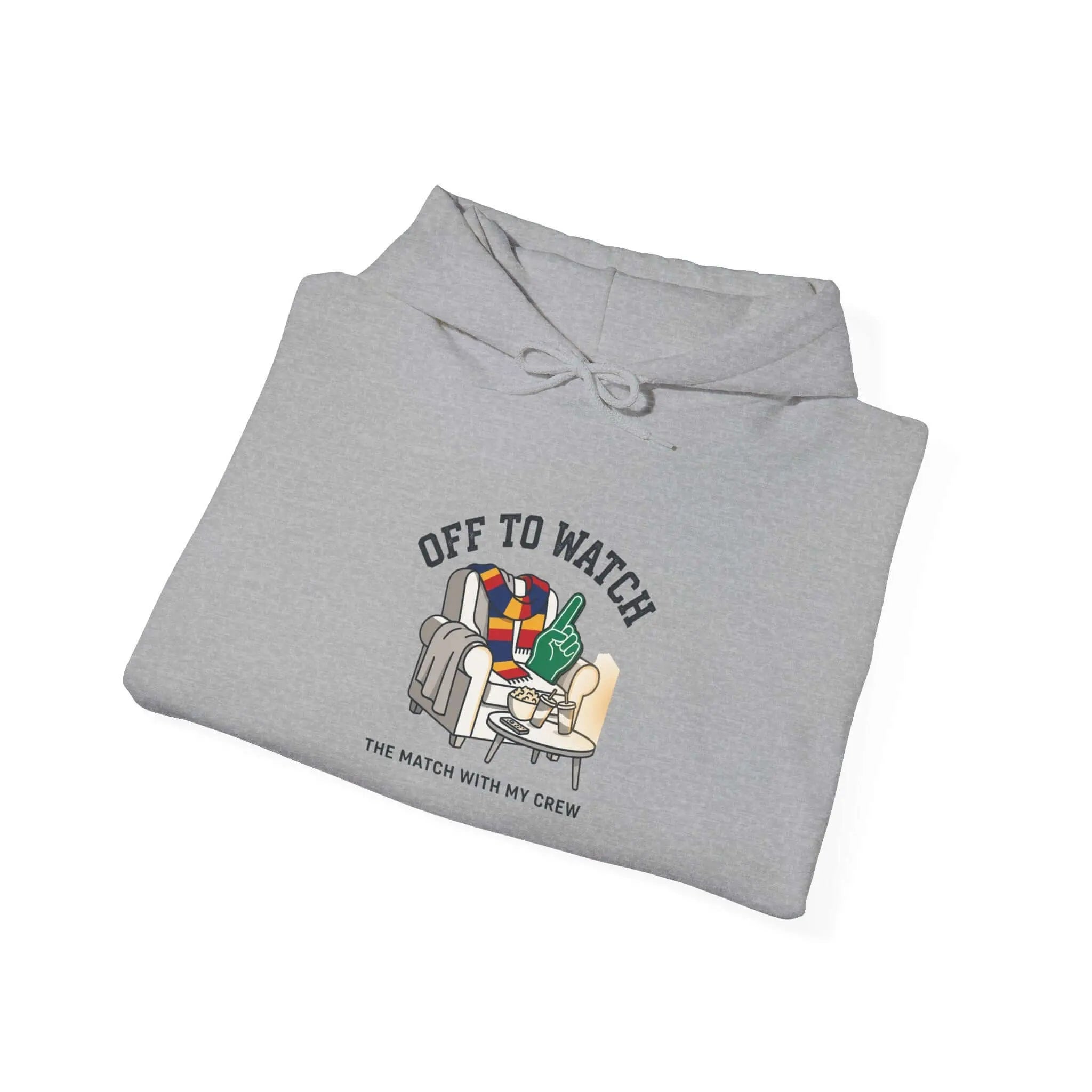 Off to Watch Soccer Hoodie | soccer watch party, cozy hoodie Printify