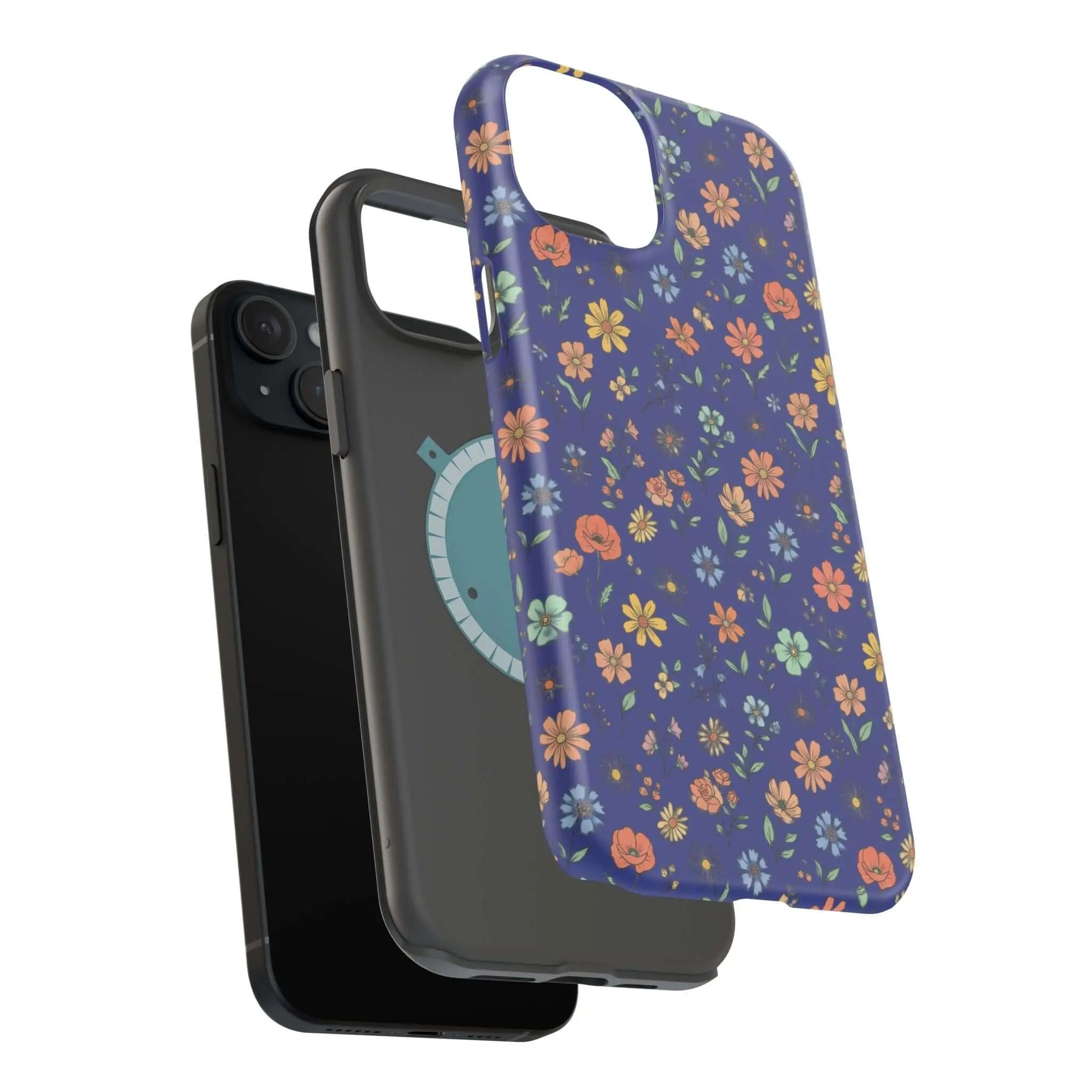 Floral All-Over Seasonal Print Phone Case — Magnetic Impact-Resistant Printify