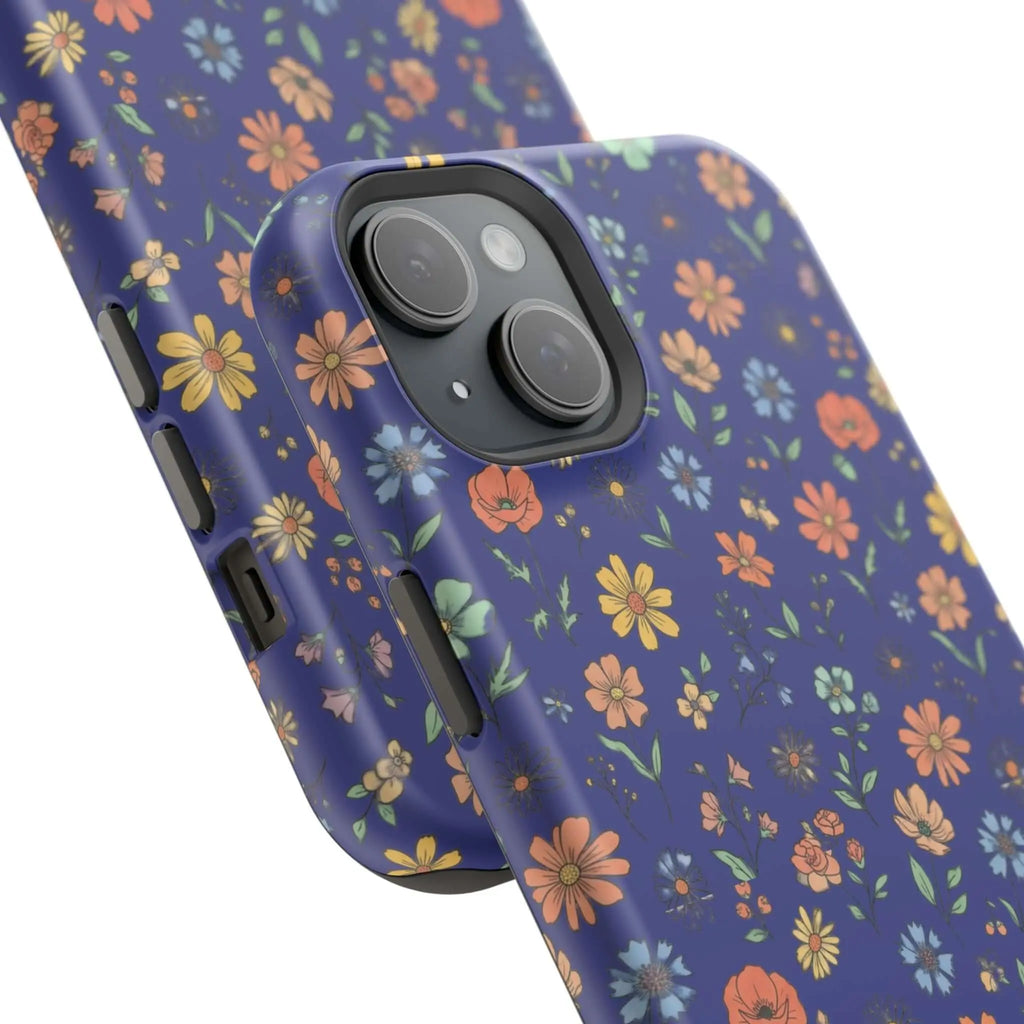 Floral All-Over Seasonal Print Phone Case — Magnetic Impact-Resistant Printify