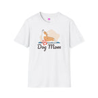 Dog Mom T-Shirt — Colorful Paw Print Tee for Pet Lovers Printify