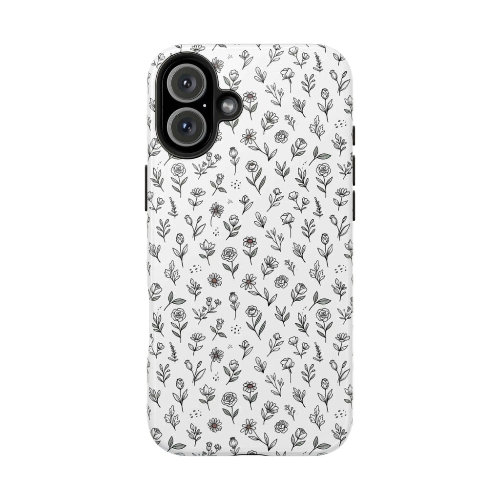 Floral Summer Vibe Phone Case — Tough Protective Floral All-Over Print Printify