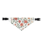 Floral Clip-On Pet Bandana - Soft Rose Garden Dog & Cat Accessory