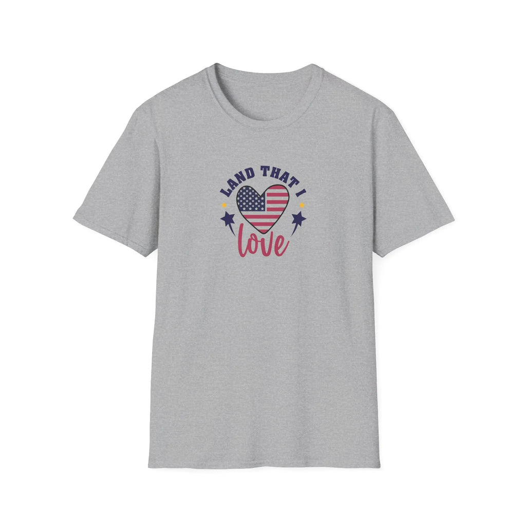 Land That I Love Patriotic T-Shirt — American Flag Tribute Tee Printify