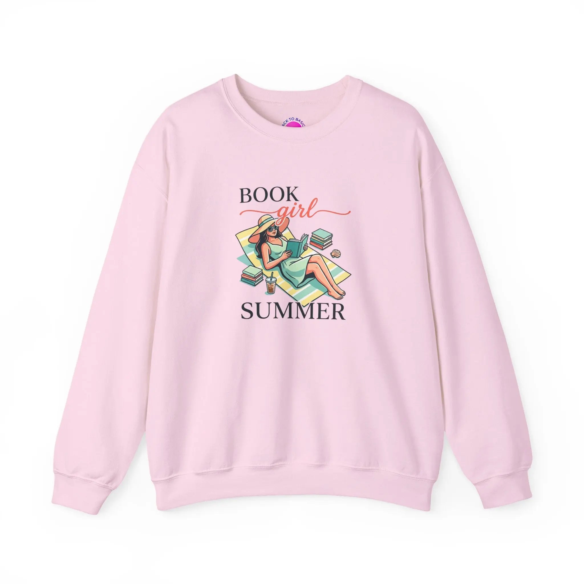 Book Girl Summer Sweatshirt | BookTok, Bookish Summer Aesthetic Printify