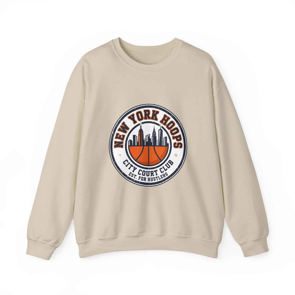New York Hoops Varsity Crewneck Sweatshirt | city basketball, collegiate