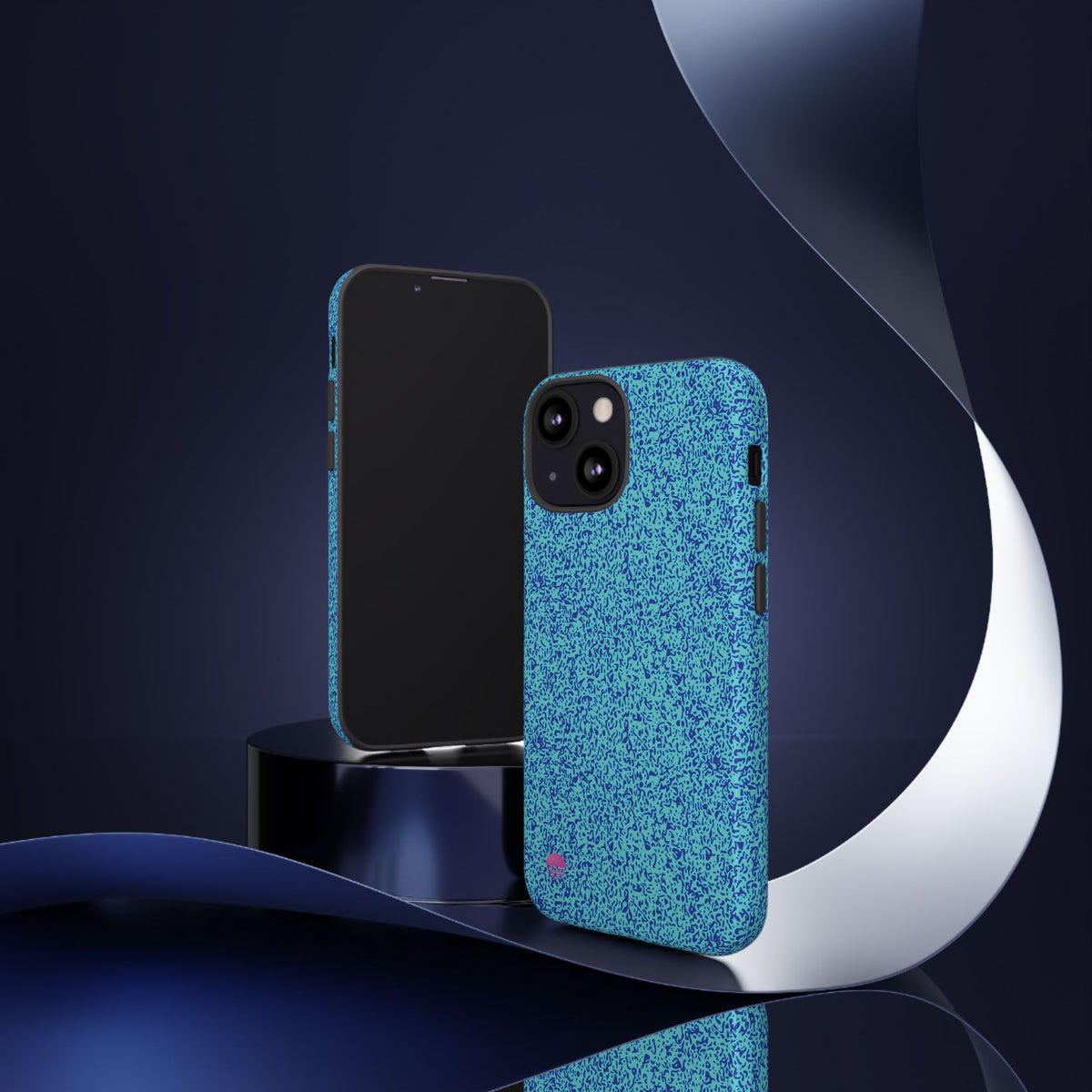 All over print iphone cases aqua blue