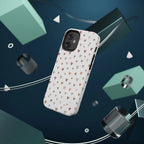 Heart Doodle Shockproof Phone Case — Cute Neutral Tiny Hearts Design Printify